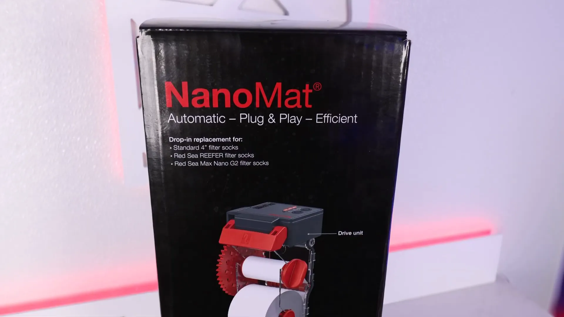 Red Sea NanoMat Roller in a nano reef setup