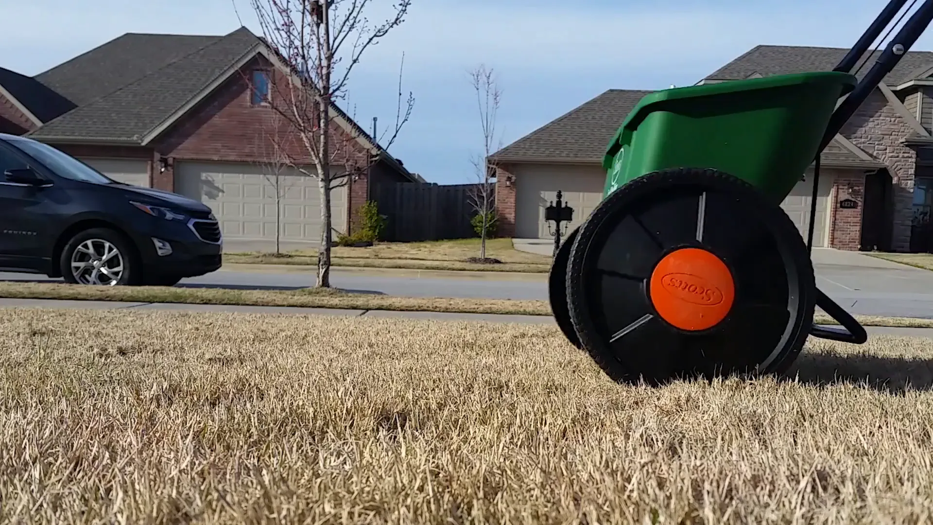 Applying pre-emergent in March