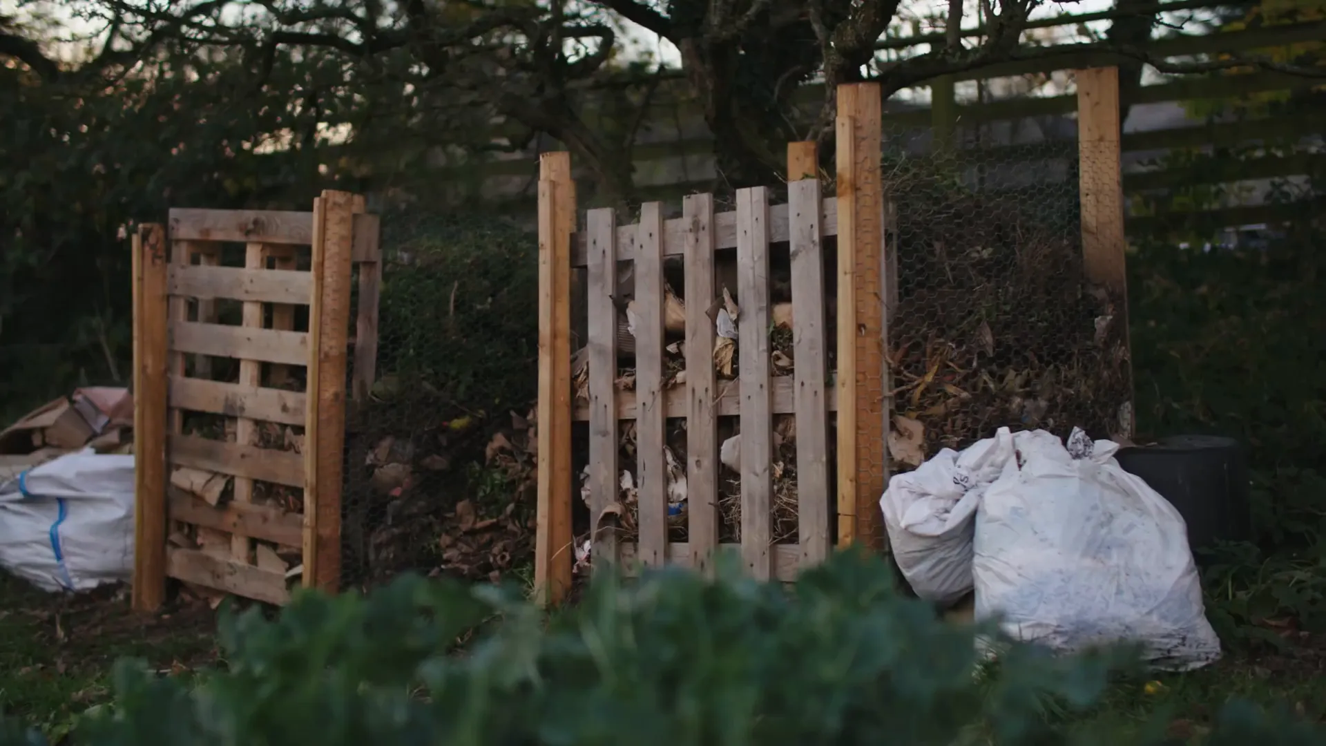 Composting in the garden