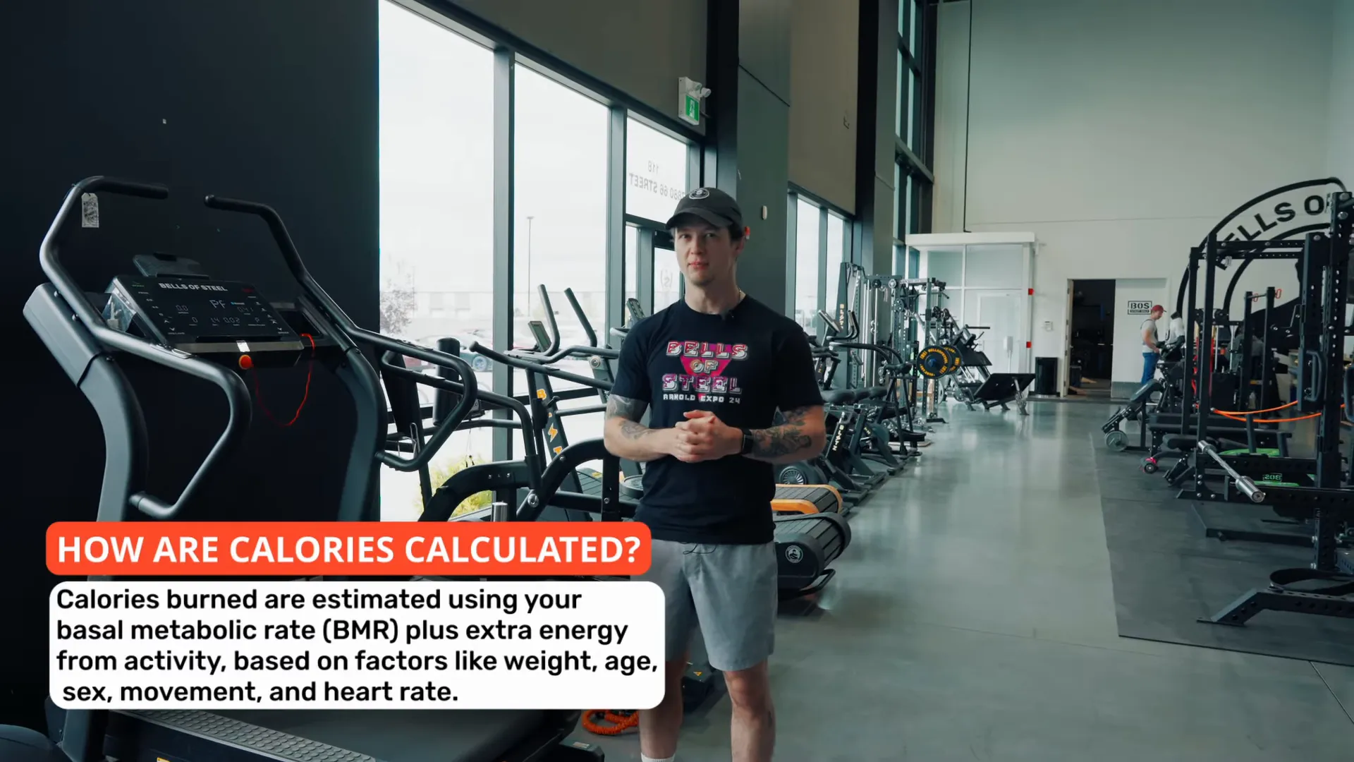 Walking on a flat treadmill at 3.5 mph