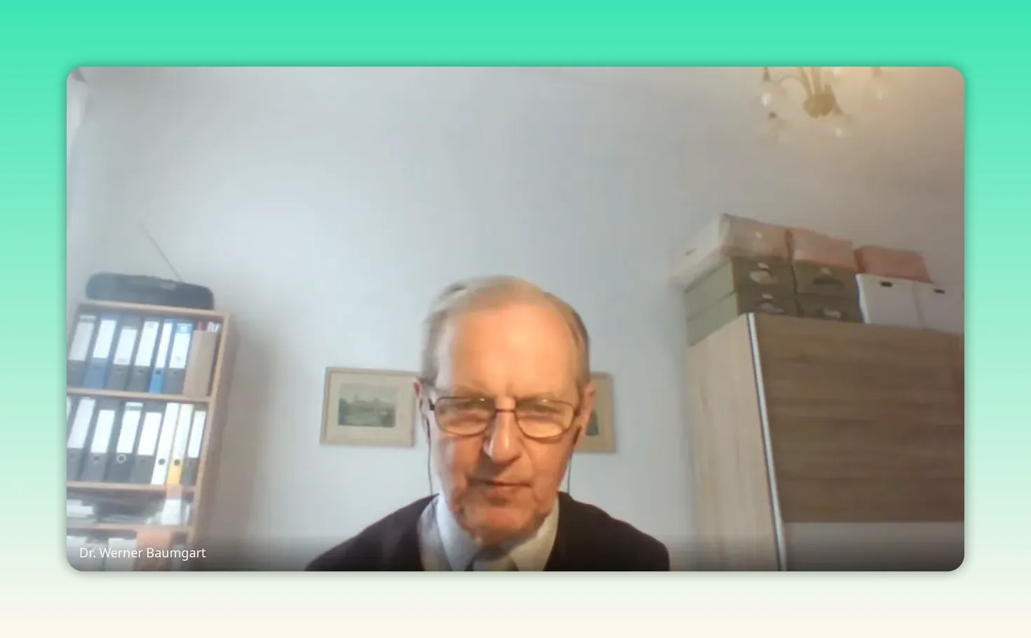 Sprechender Experte erläutert konzentriert die Wirtschaftlichkeitsargumente