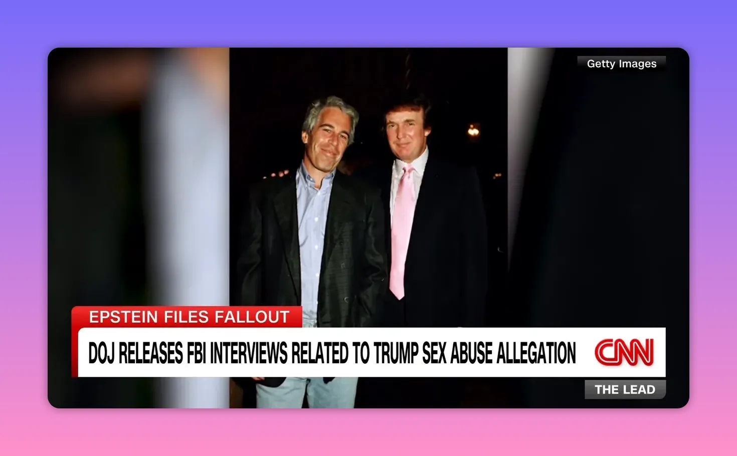 Archivbild zweier Männer bei einer Veranstaltung, Fotocredit Getty Images