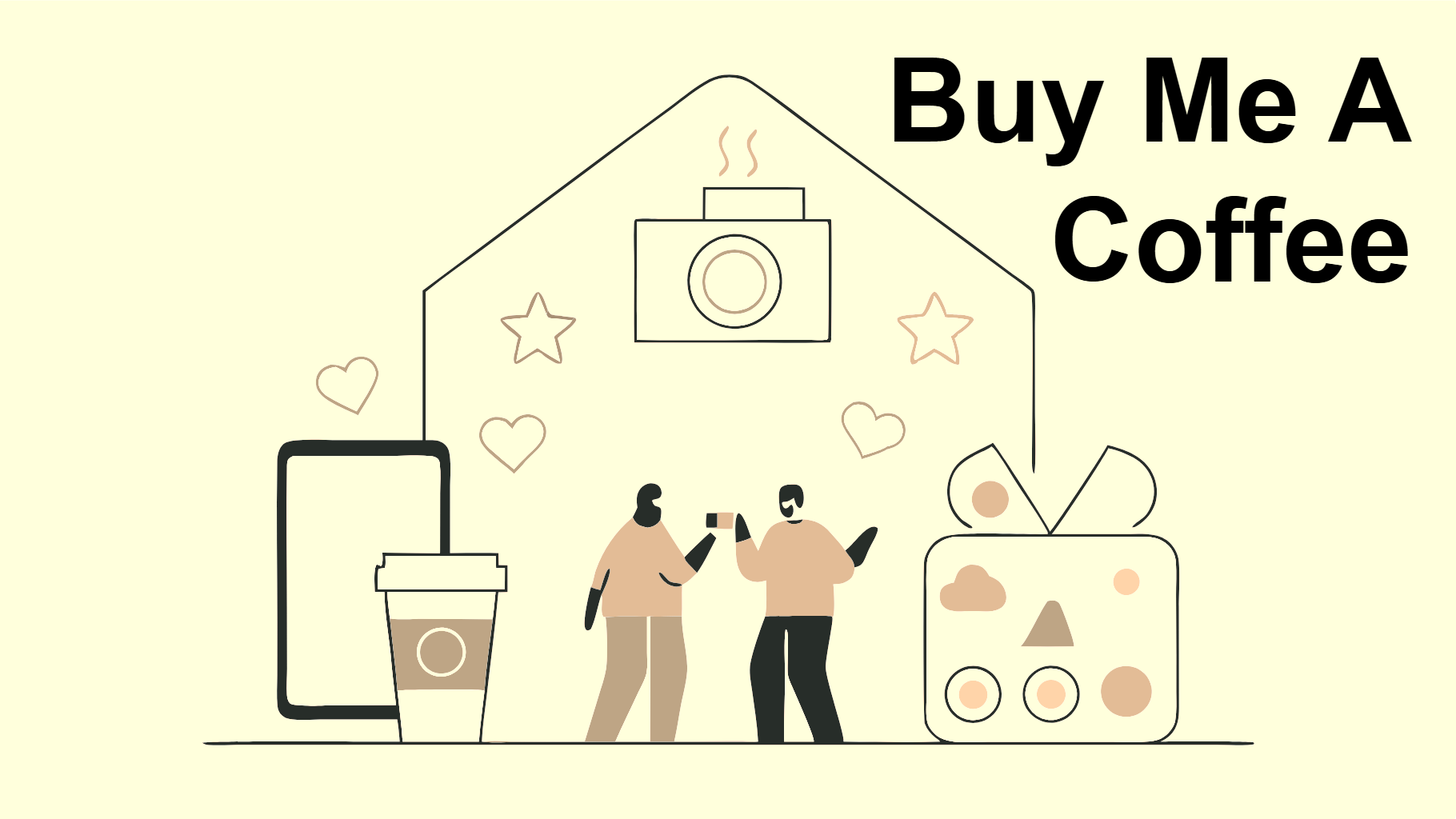 Featured image for the blog, "Buy Me A Coffee - A great way to show your support!"