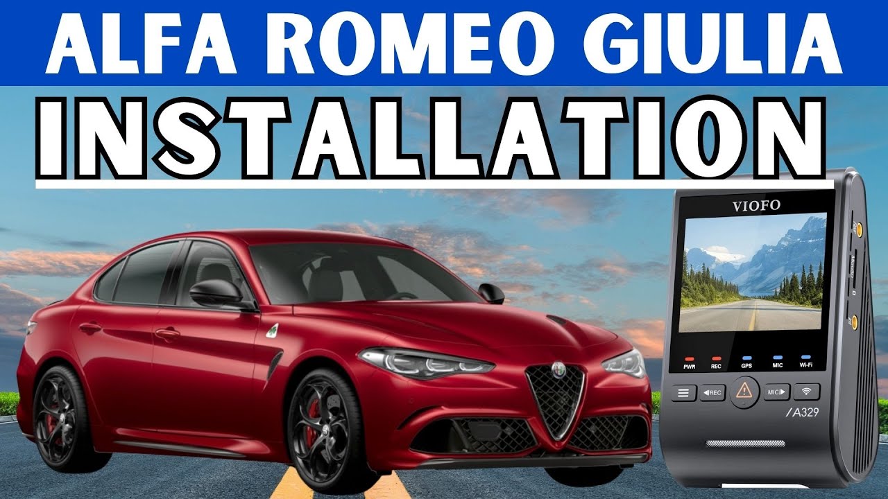 video thumbnail for 'Alfa Romeo Giulia Quadrifoglio Dash Cam Installation'