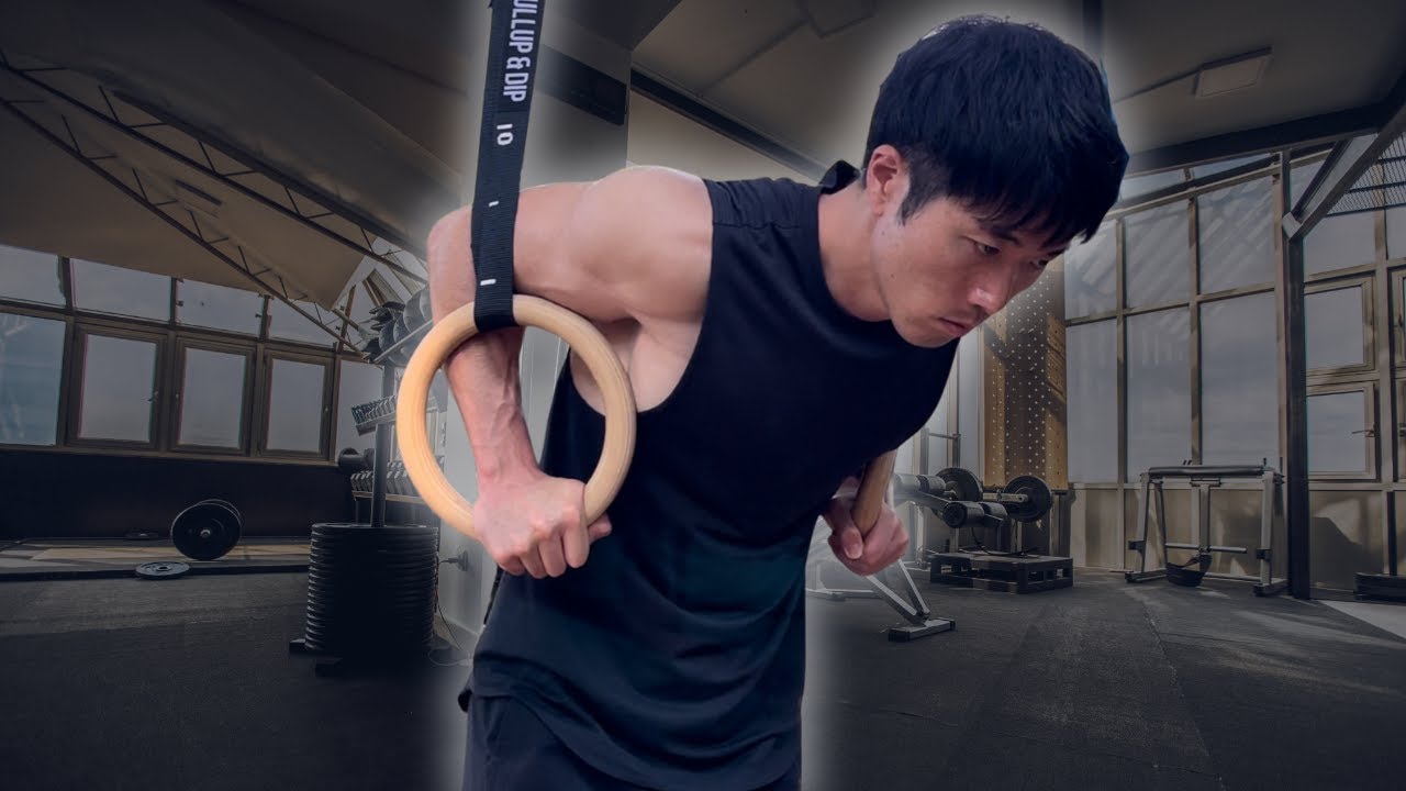 video thumbnail for 'つり輪マッスルアップ習得までの道❗️'