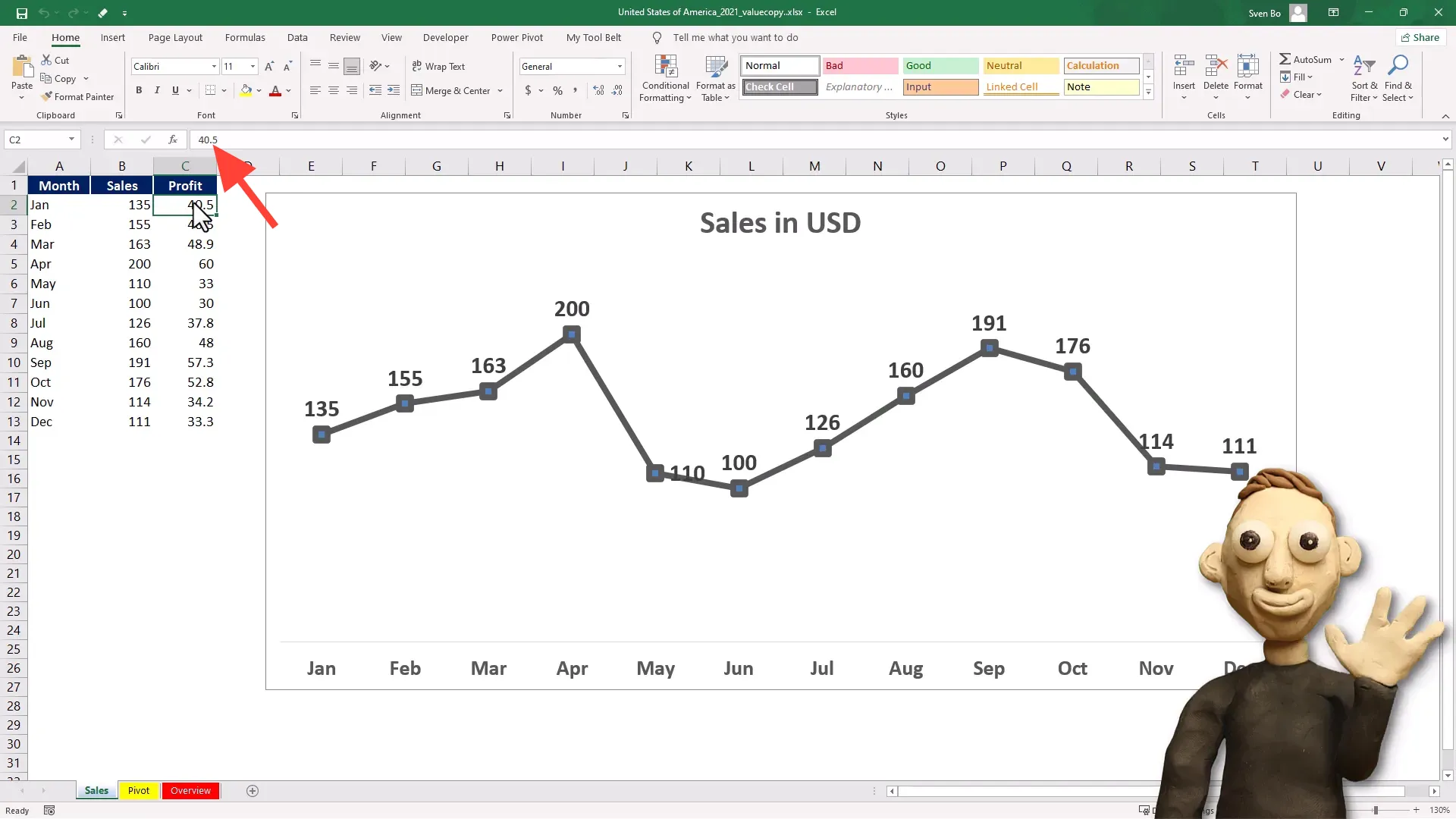 Checking converted Excel file