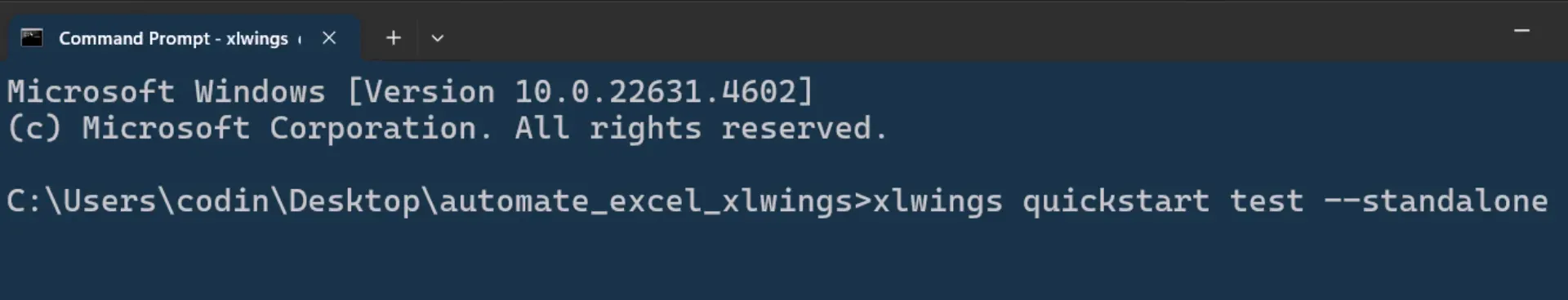 Triggering Python scripts from Excel