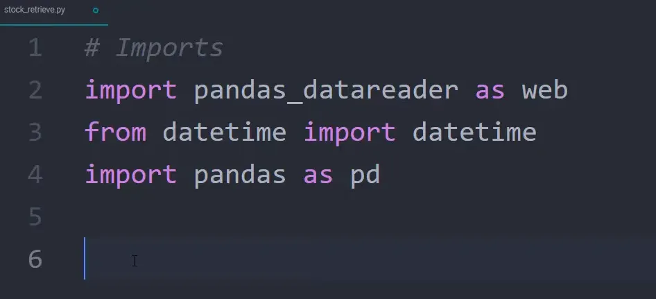 Importing required libraries in Python