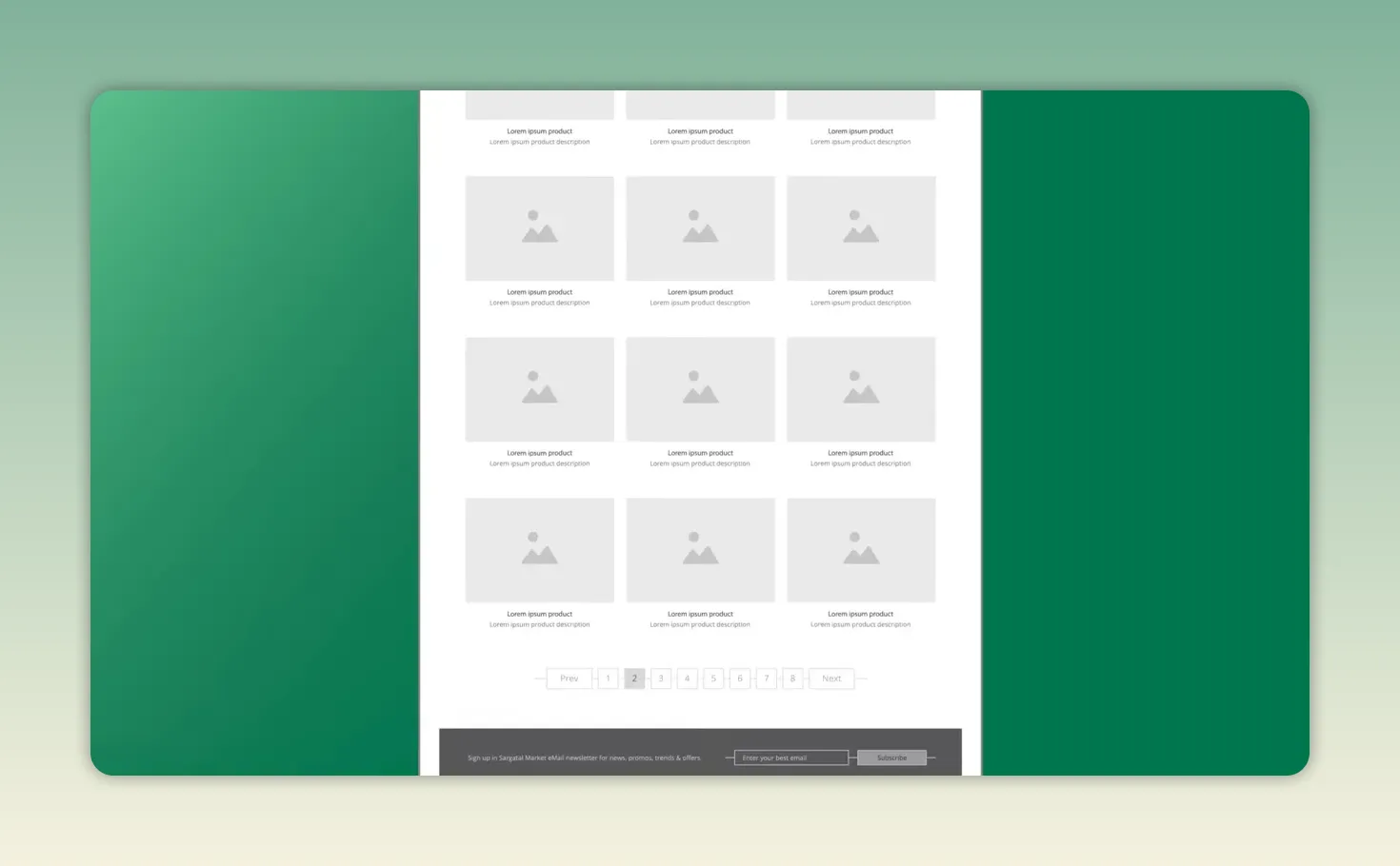 Sơ đồ kiến trúc website với trang chủ, danh mục và trang sản phẩm
