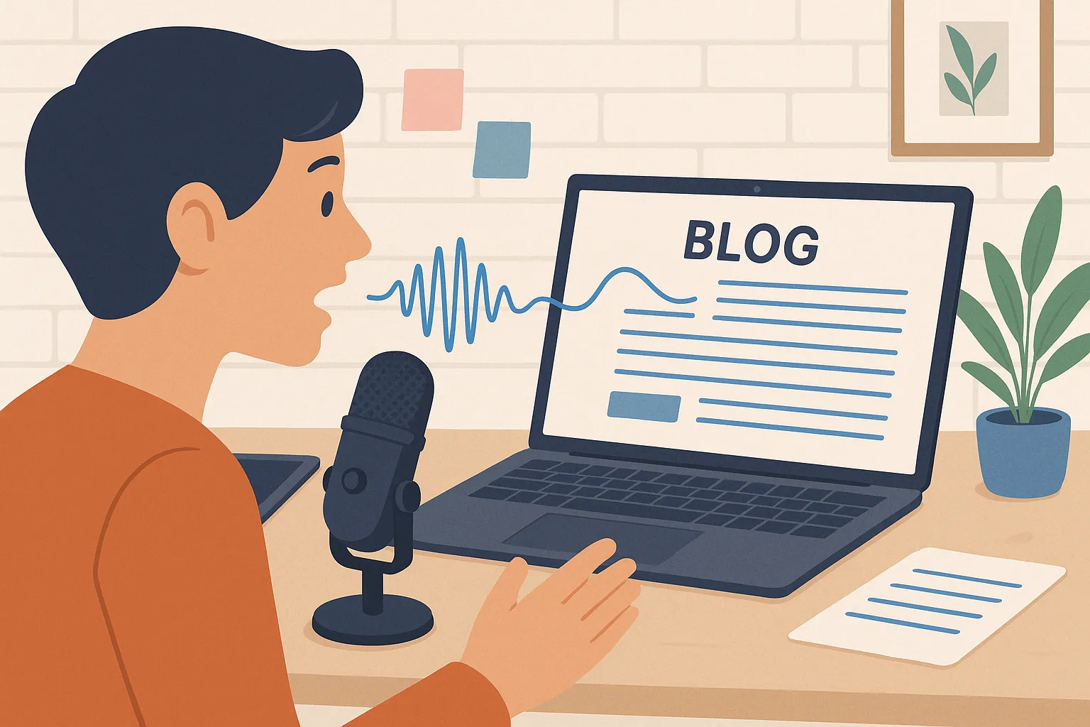 Featured image for the blog, "Create Blog Articles Directly From Your Voice"
