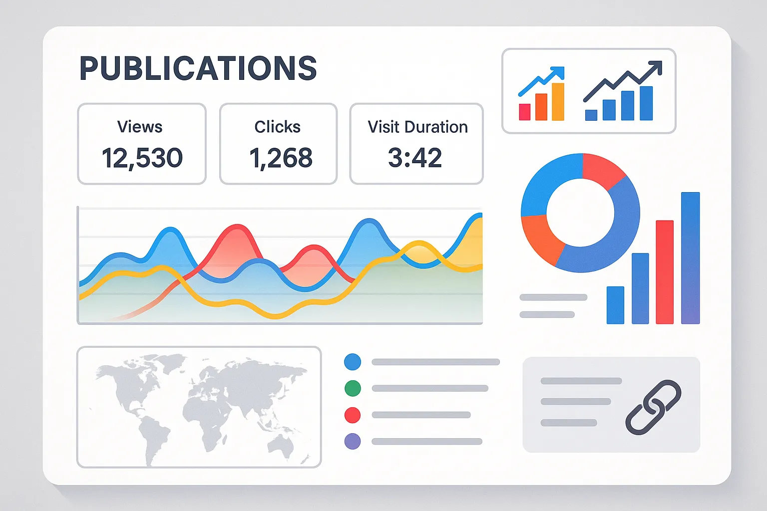 Featured image for the blog, "Announcing Analytics for Publications!"