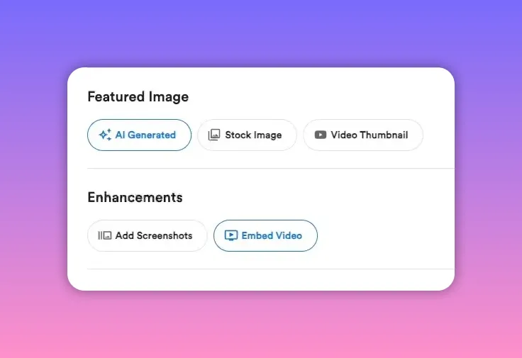 Web app page showing 'Transcribing...' message with loading circle and presenter thumbnail in bottom-right