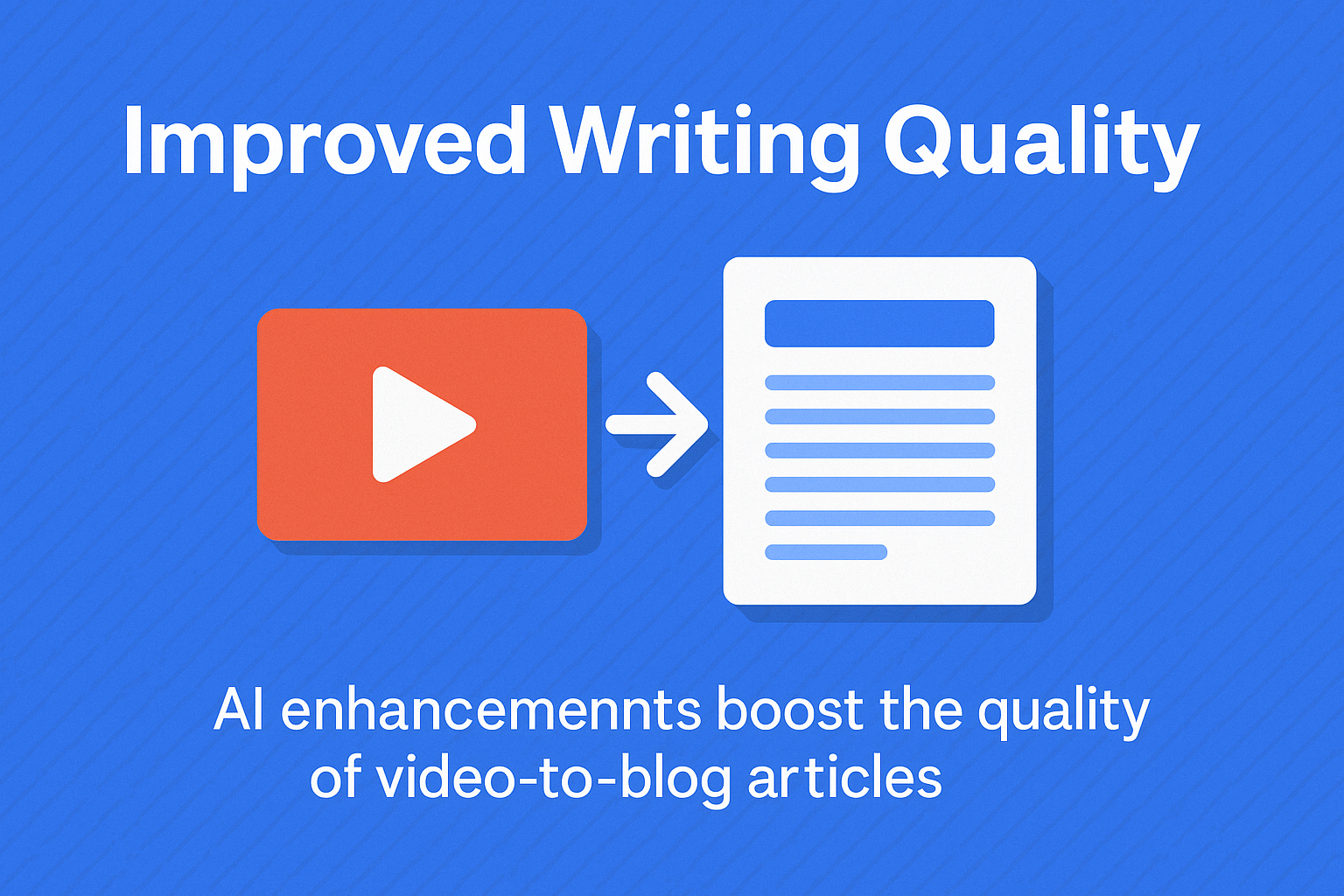 Featured image for the blog, "Improved Writing Quality"