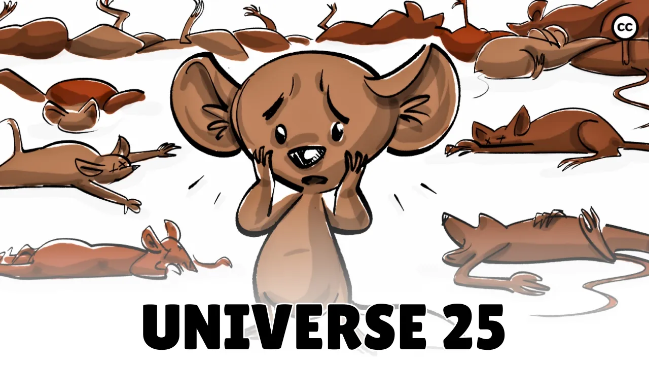 Featured image for the blog, "The Universe 25 Mouse Experiment"