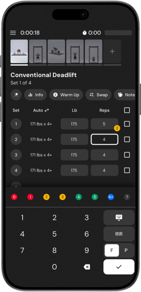 Track your training with MacroFactor Workouts