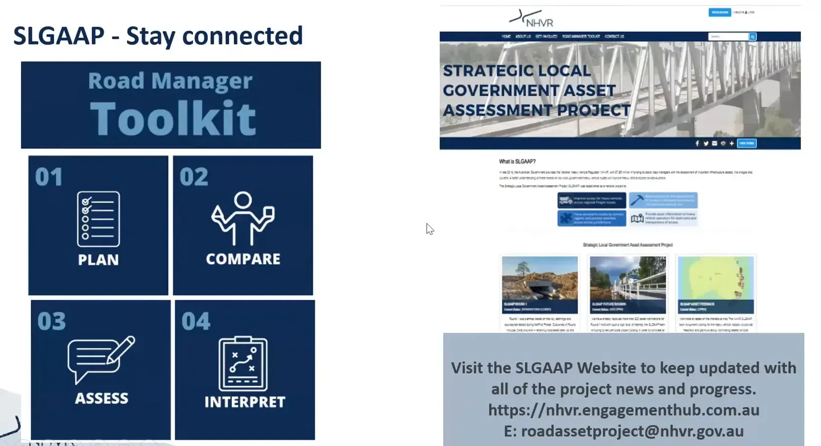Engagement Hub SLGAAP project page screenshot