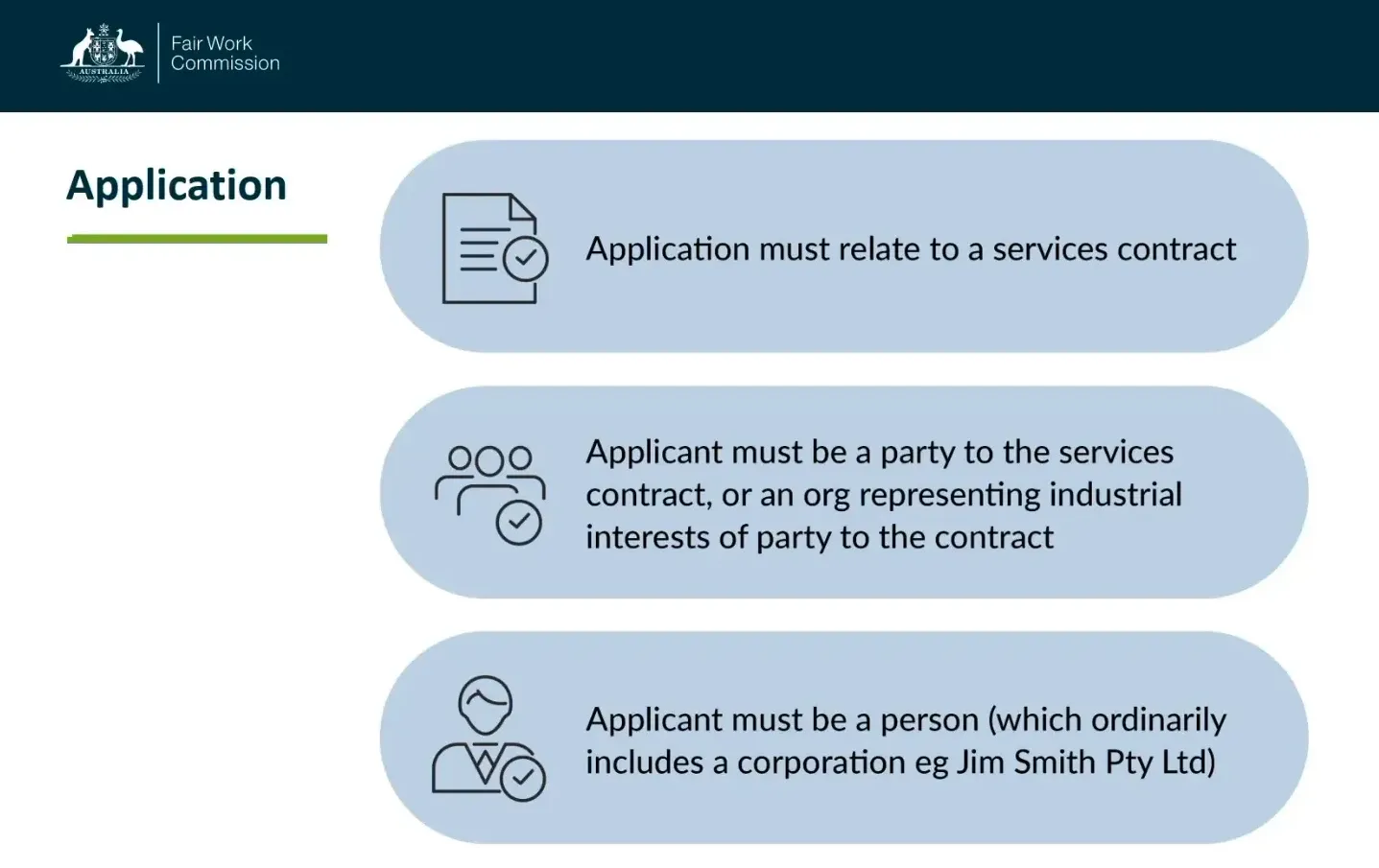 Example of independent contractor operating through a small company