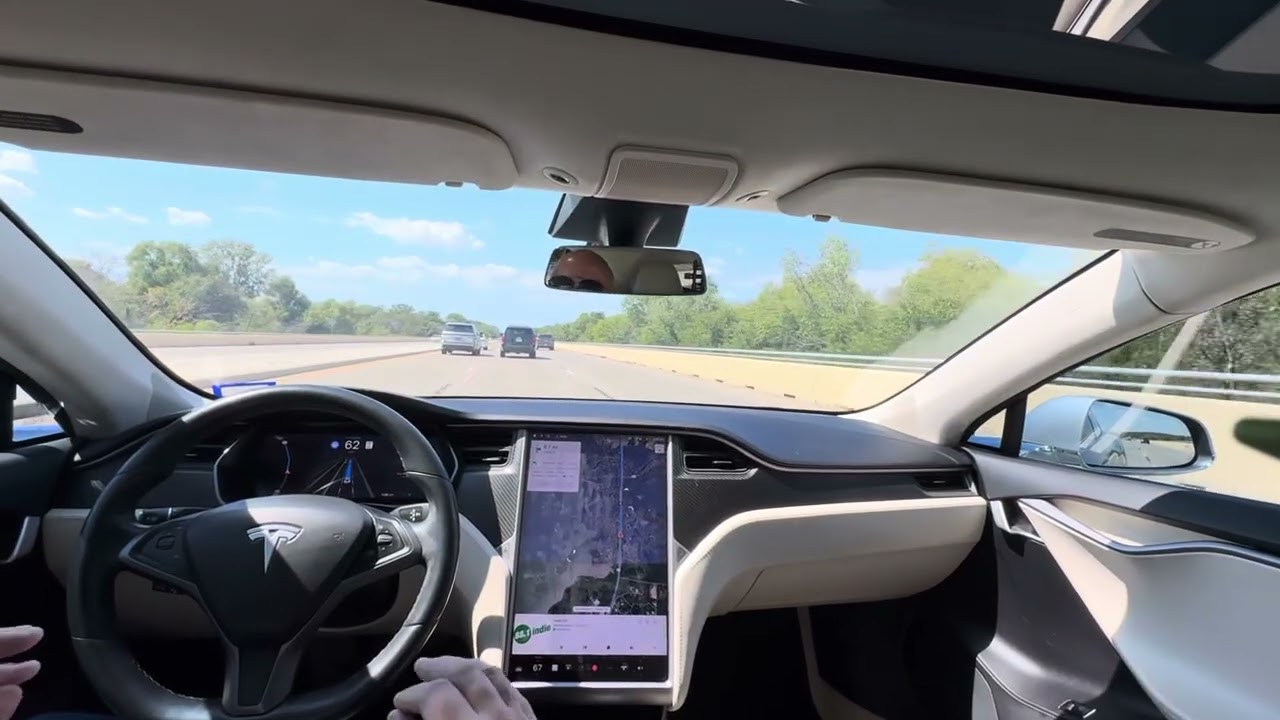video thumbnail for 'Full Self Driving in a 2018 Tesla Model S with HW3 '