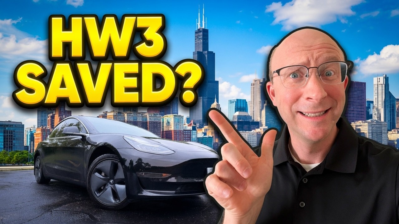 video thumbnail for 'Can Tesla’s New FSD V14 Lite Survive Downtown Chicago?'