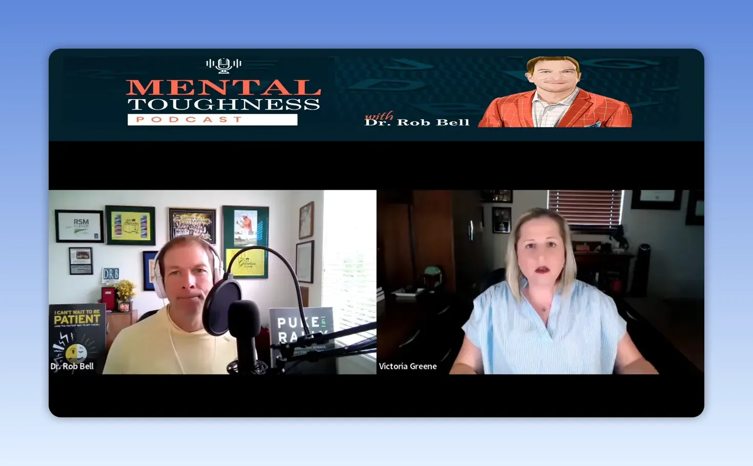 Victoria Greene discussing pressure and performance in wealth management during an interview