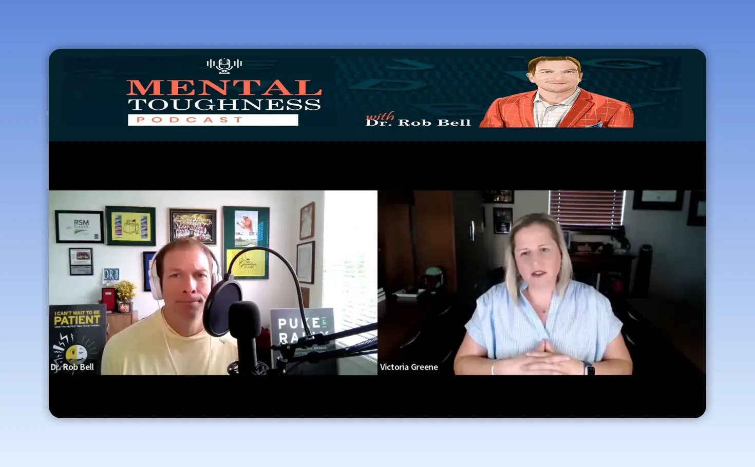 Victoria Greene speaking during an interview about performance culture and emotional range