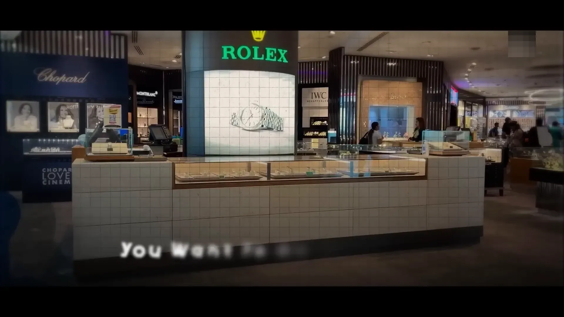 Rolex showroom with limited availability