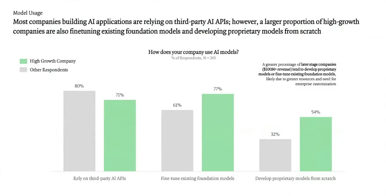 Proprietary vs third-party AI model usage
