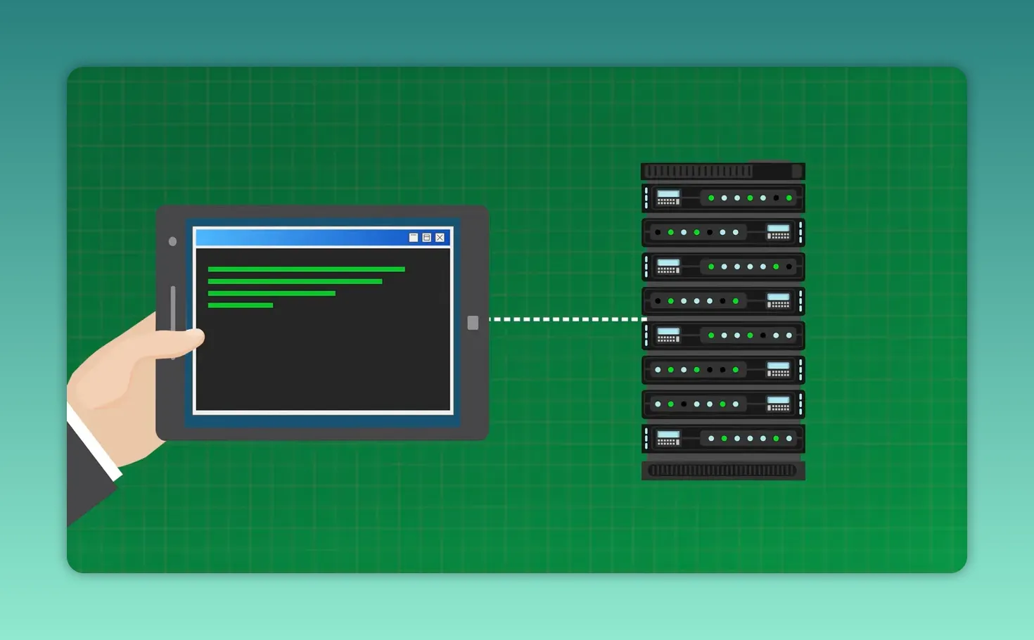 Cửa sổ dòng lệnh kết nối với cụm máy chủ trong môi trường Unmanaged VPS