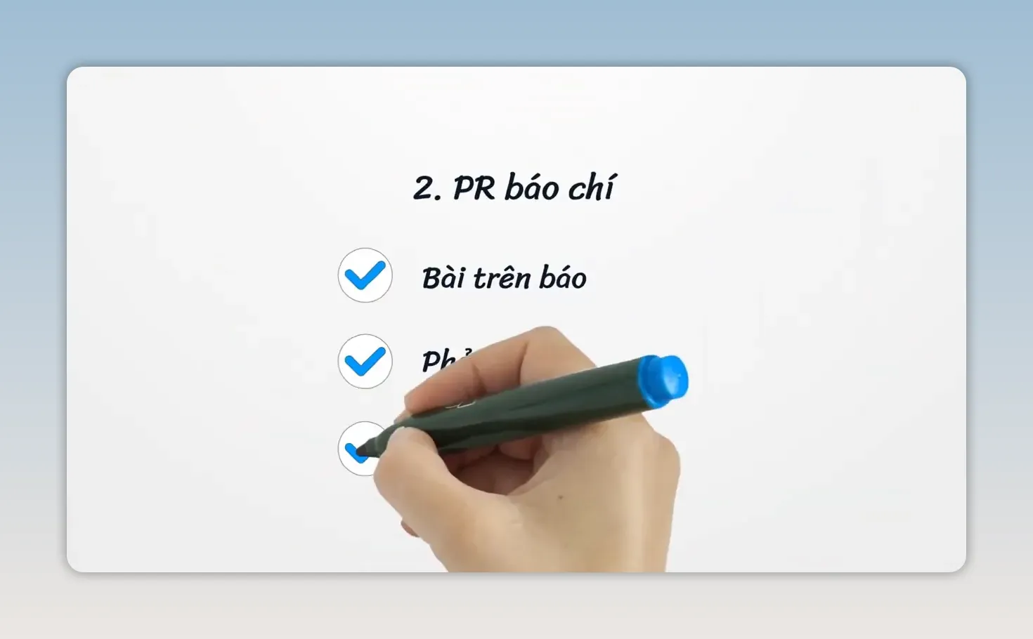 Danh sách hoạt động quan hệ báo chí gồm bài trên báo phỏng vấn và bình luận pháp lý