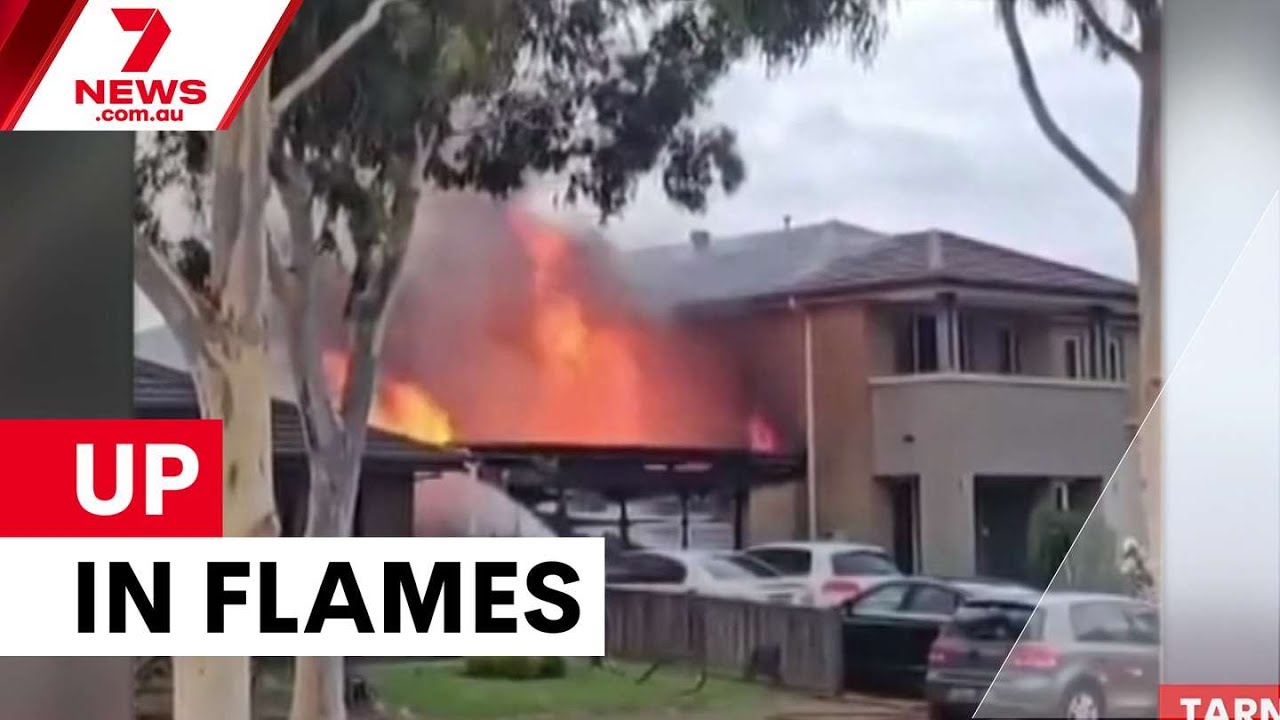 video thumbnail for 'Tarneit father burnt trying to put out a fire | 7NEWS'
