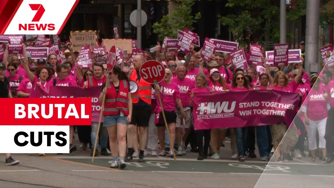 video thumbnail for 'Government fat cats face the axe in public service cull - A thousand jobs to go | 7NEWS'