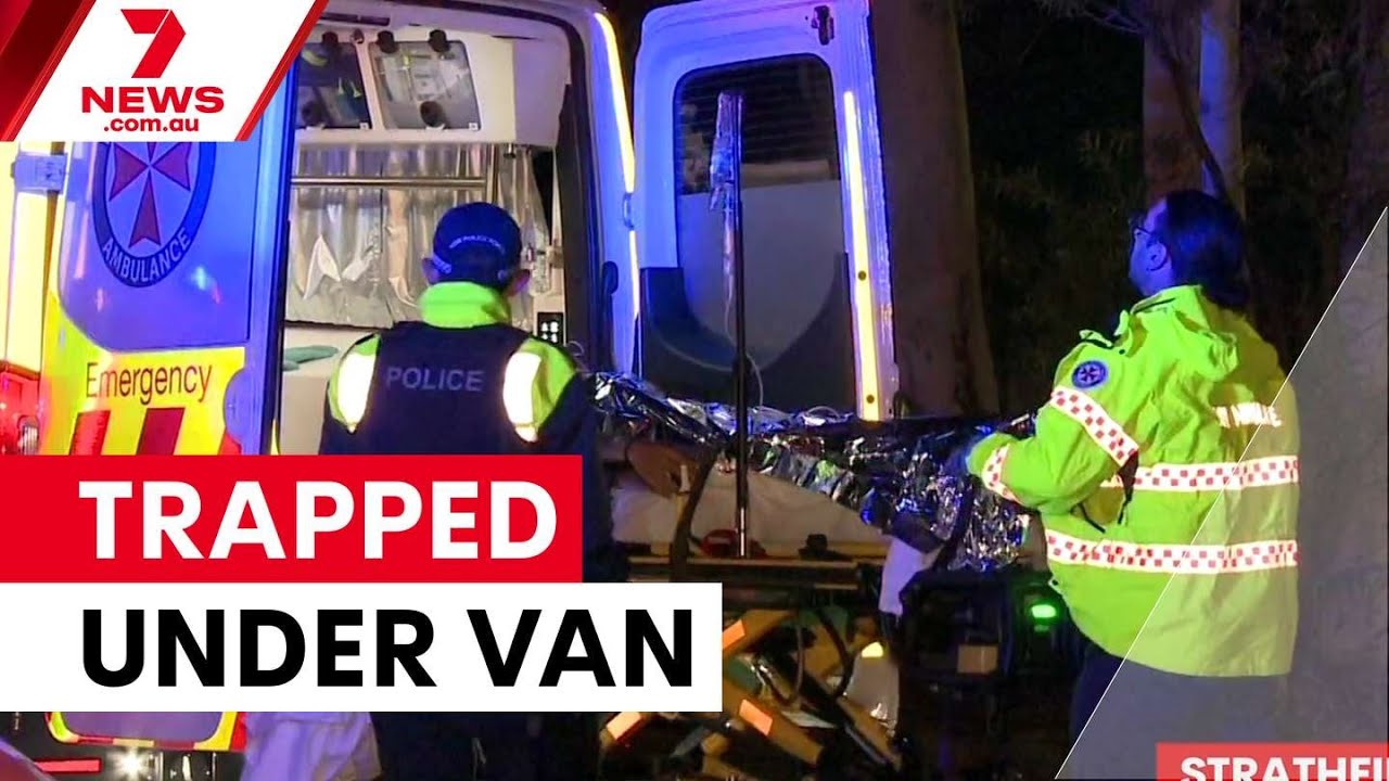 video thumbnail for 'Man trapped under van in Strathfield incident | 7NEWS'