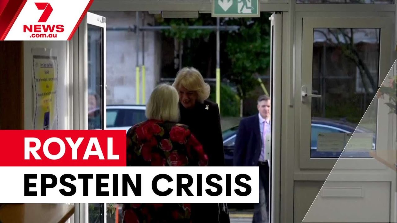 video thumbnail for 'Queen Camilla silent on Epstein victims as royal crisis deepens | 7NEWS'