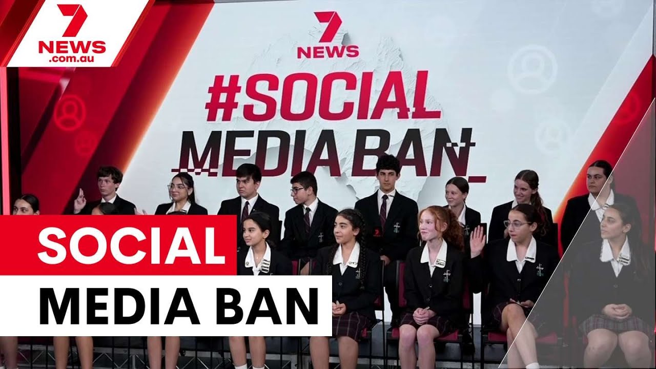 video thumbnail for 'Australia's under-16 social media ban begins | 7NEWS'