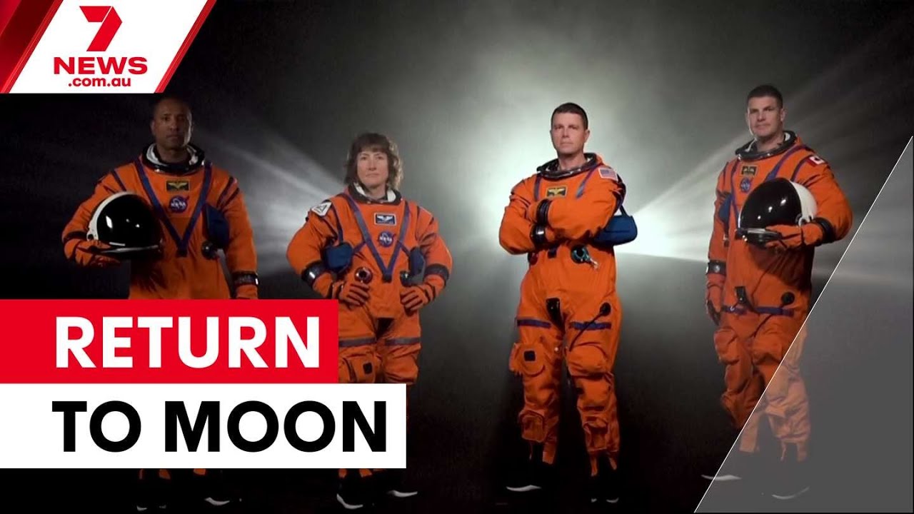 video thumbnail for 'NASA counts down to first moon mission in 53 years | 7NEWS'