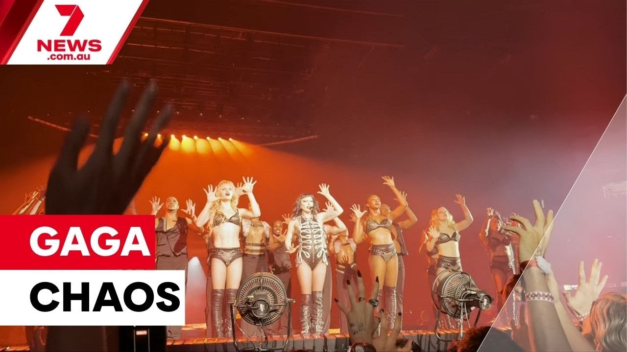 video thumbnail for 'Lady Gaga's legion of Melbourne fans caught in queue chaos at Marvel Stadium | 7NEWS'