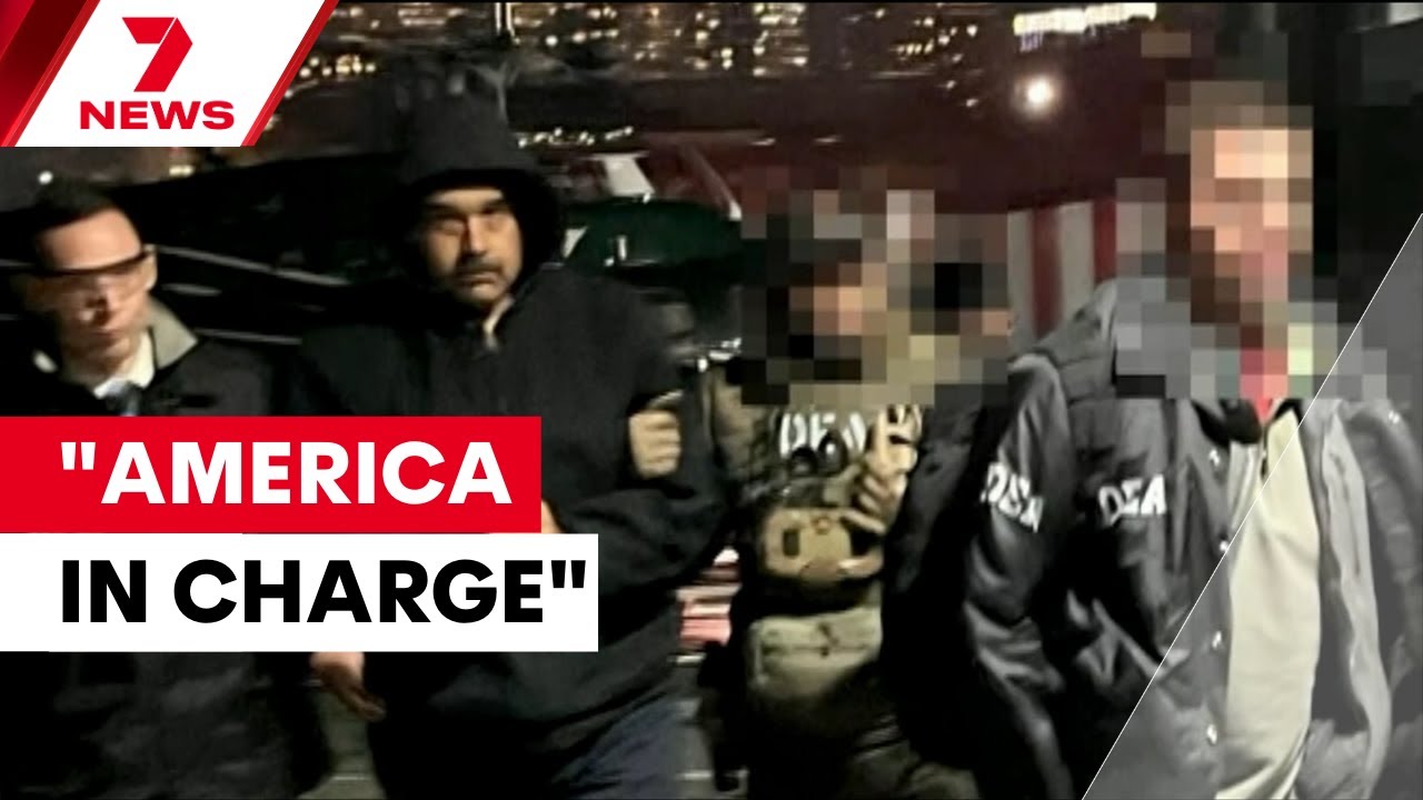 video thumbnail for 'Maduro faces New York court on drug charges | 7NEWS'