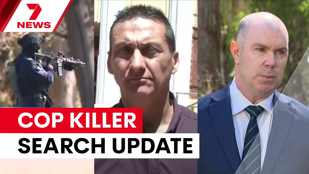 video thumbnail for ''The largest manhunt that we have seen in Victoria': Hunt for cop killer continues | 7NEWS'