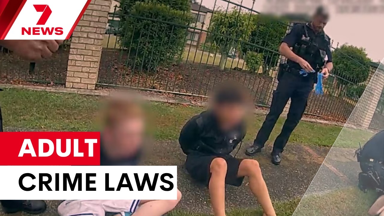 video thumbnail for 'Queensland's tough crime laws show early results | 7NEWS'