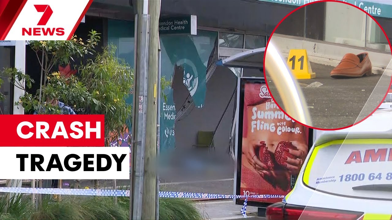 video thumbnail for 'Man killed as out-of-control driver slams into medical centre in Melbourne | 7NEWS'