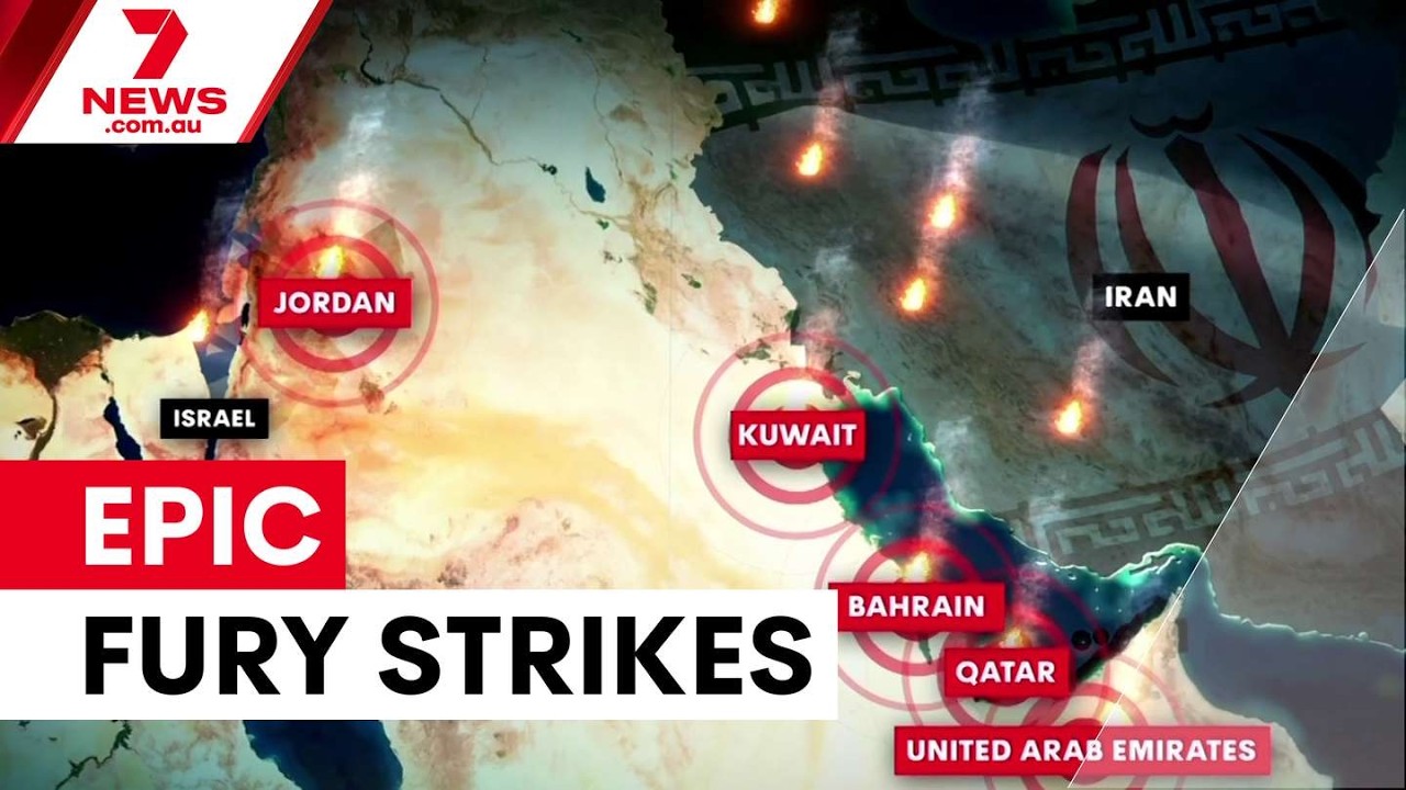 video thumbnail for 'Iran's supreme leader killed in US-Israel airstrike | 7NEWS'