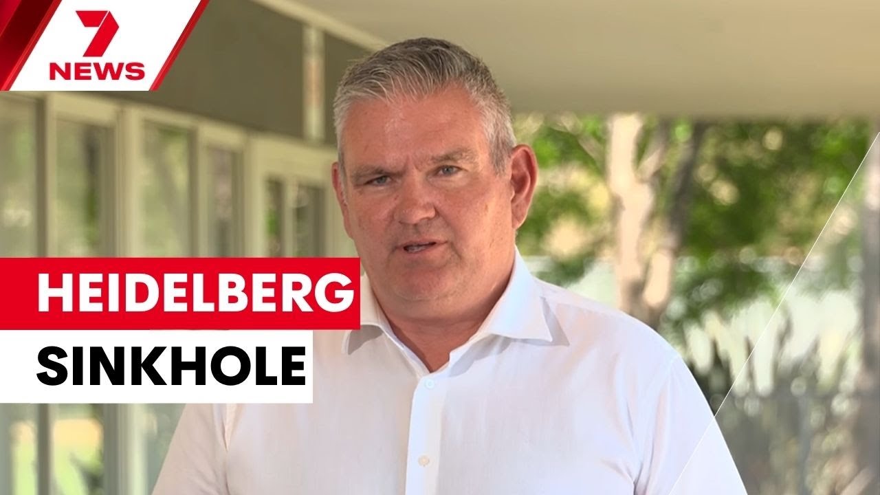 video thumbnail for 'CEO Duncan Elliott speaks on Melbourne sinkhole in Heidelberg | 7NEWS'