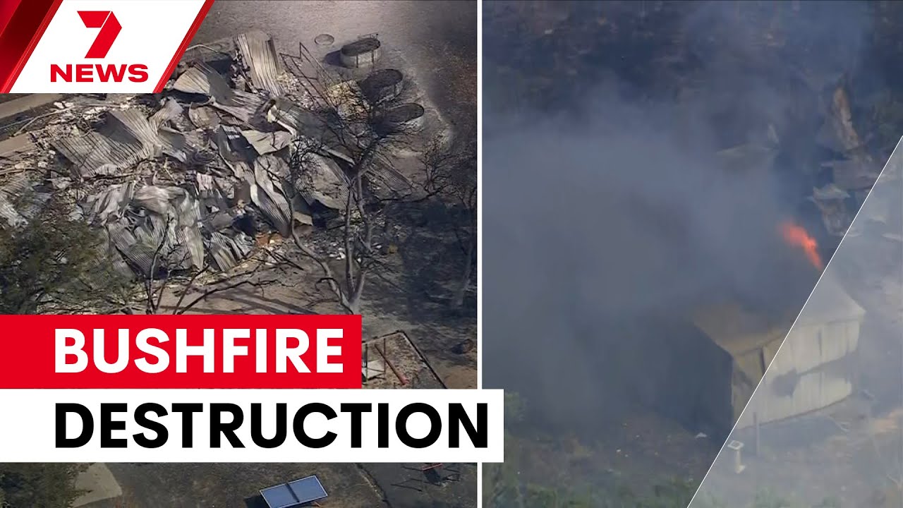 video thumbnail for 'Victoria's bushfire destruction revealed from 7News helicopter | 7NEWS'