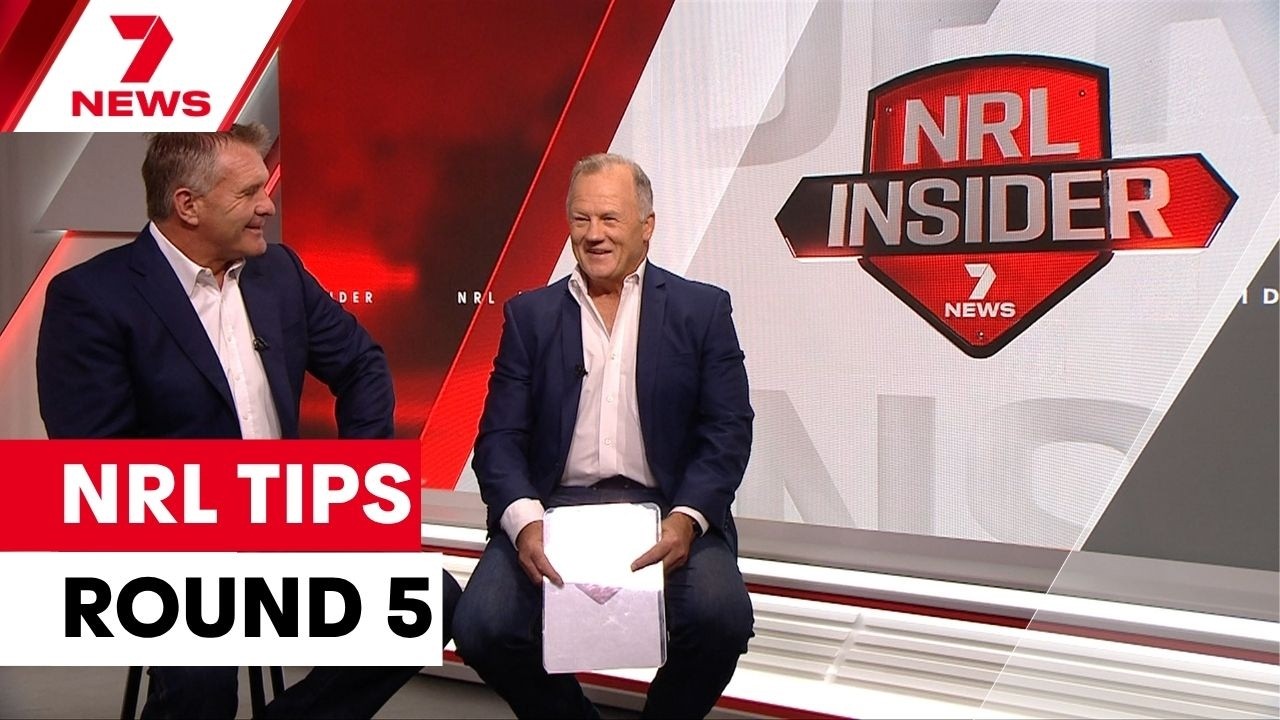 video thumbnail for 'Webby and Gilly NRL Tips Round Five | 7NEWS'