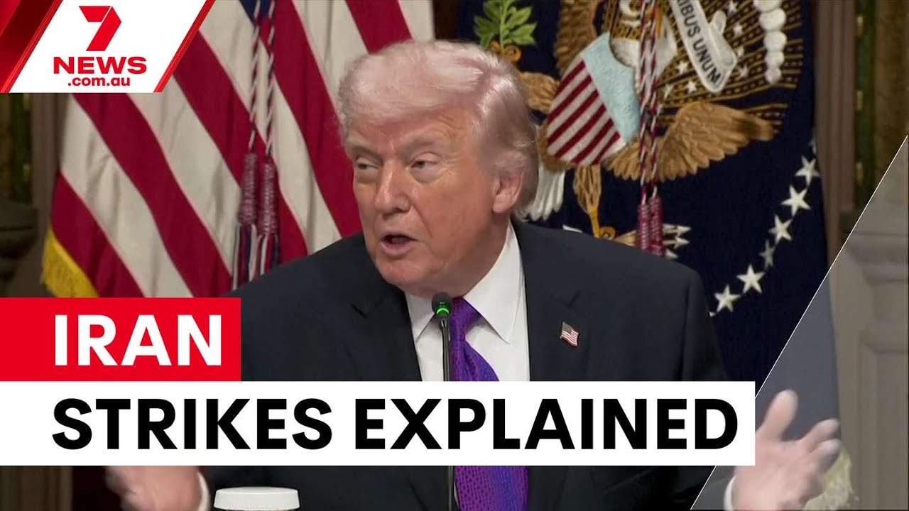 video thumbnail for 'United States reveal Trump assassination plot behind Iran strikes | 7NEWS'