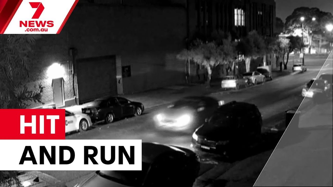 video thumbnail for 'Hit-and-run driver flees after dramatic crash captured on CCTV | 7NEWS'