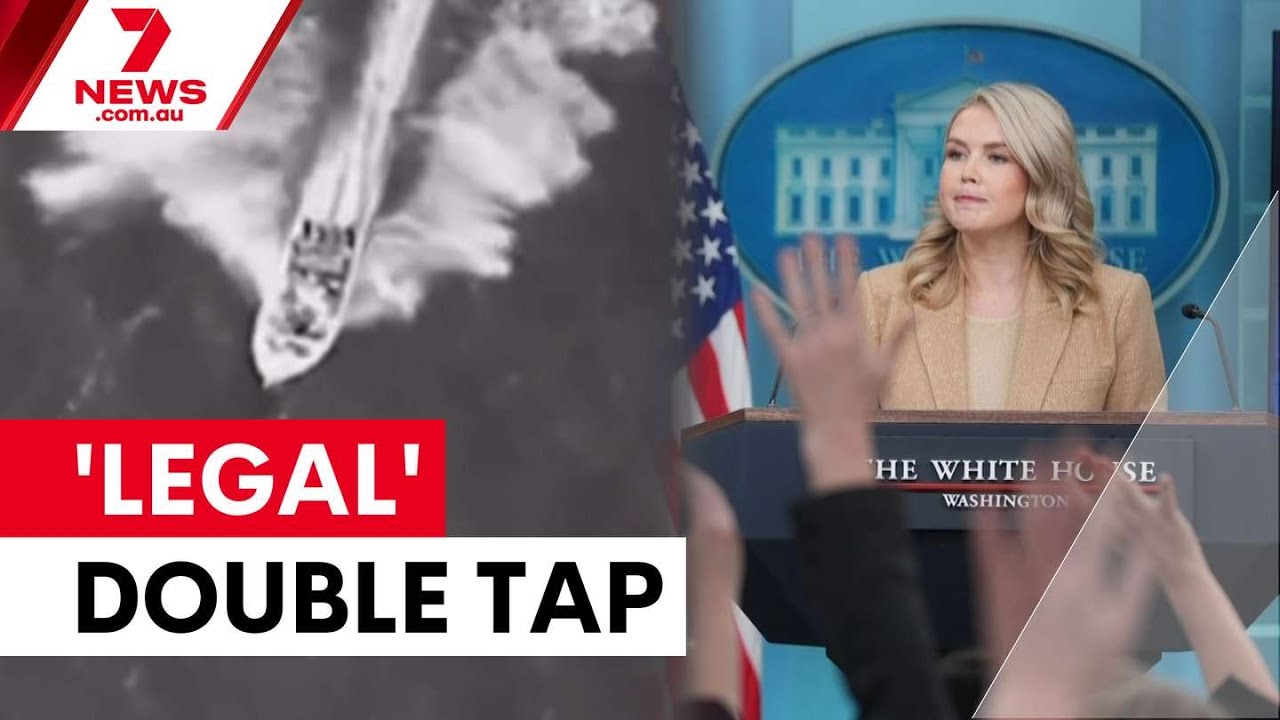 video thumbnail for ''Conducted in self-defense' Trump administration says the double tap strikes were lawful | 7NEWS'