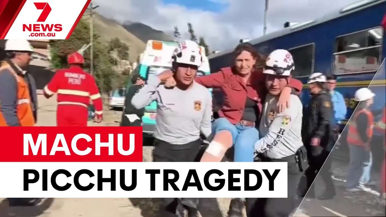 video thumbnail for 'Deadly train crash near Machu Picchu | 7NEWS'