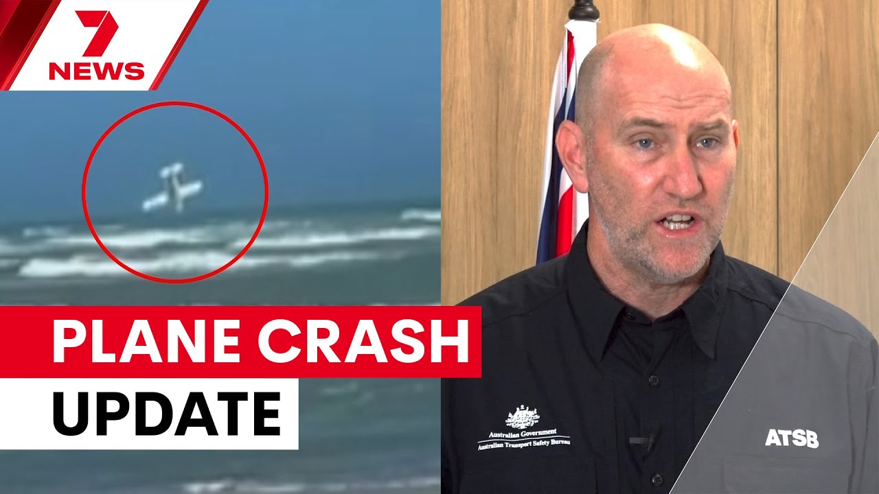 video thumbnail for ''Very steep nose down trajectory': ATSB update on fatal plane crash in South Australia | 7NEWS'