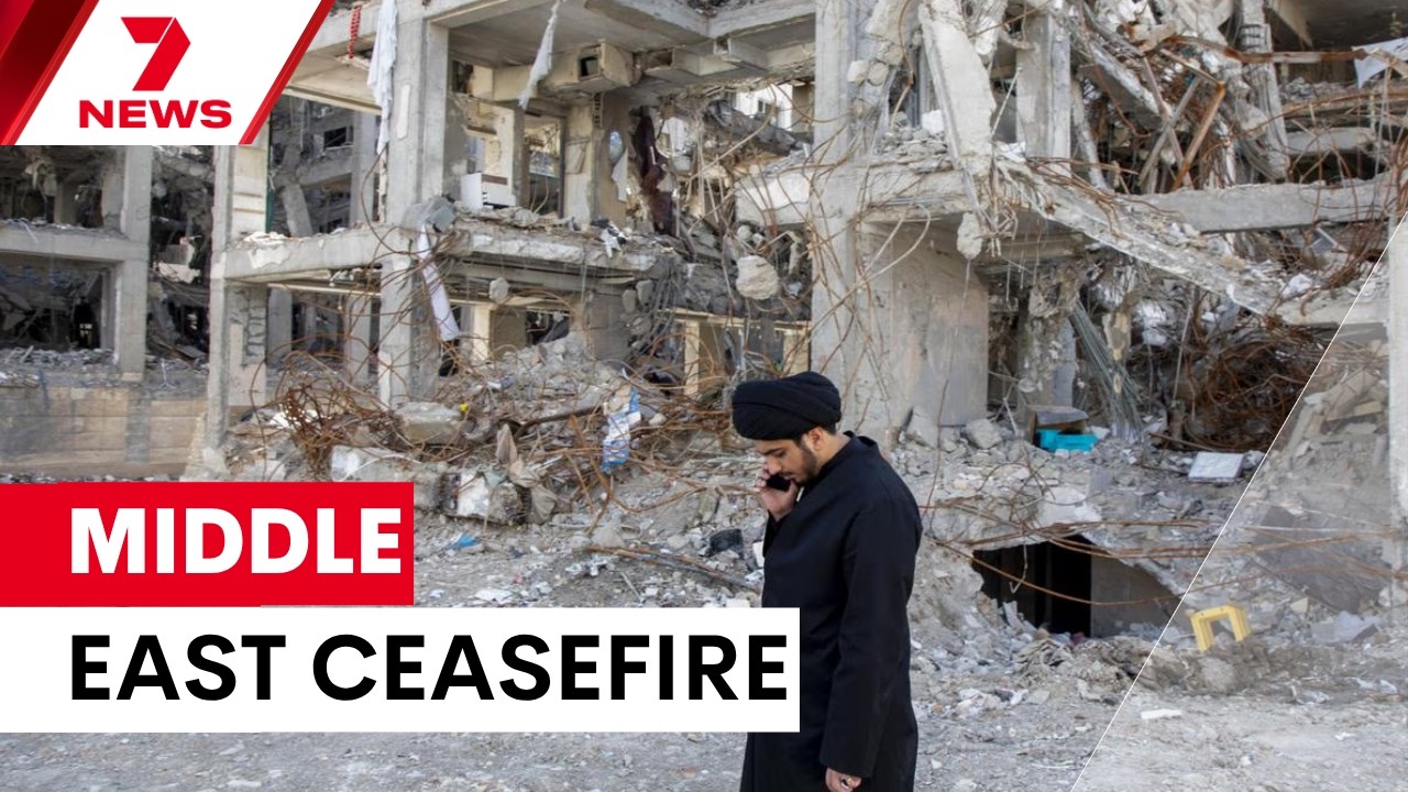 video thumbnail for 'US and Iran agree to two-week ceasefire | 7NEWS'